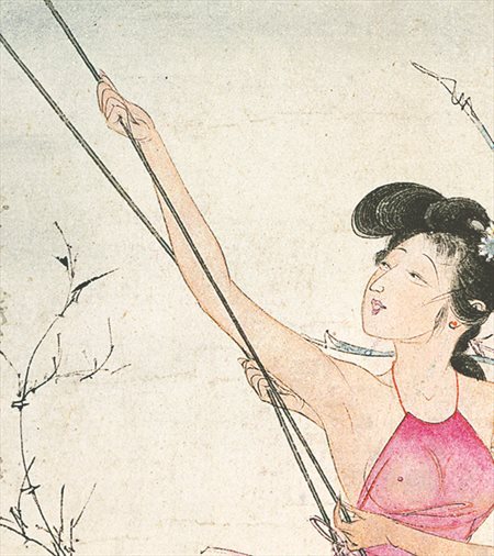 昔阳-胡也佛的仕女画和最知名的金瓶梅秘戏图